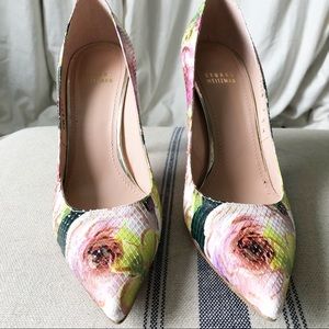 Rise Pearl Floral Python Pythnouveau Pump